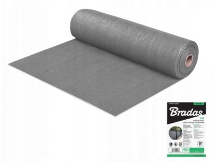 Stínící zahradní tkanina na pletivo 95%, 1.2x10m, 160g/m², šedá