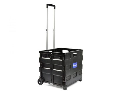 Přepravní skládací box, nákupní vozík na kolečkách 35 kg GEKO