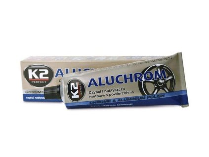 Aluchrom, pasta na čištění a leštění kovových povrchů 120g K2