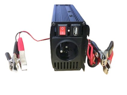 Měnič napětí 12V/230V, 350W, modifikovaná sinusovka KRAFT&DELE