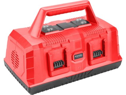 Nabíječka na 4 baterie SHARE20V, 2+2, 3,5A EXTOL PREMIUM