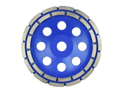 Kotouč brusný diamantový na beton, dvouřadý, 180x22,2mm GEKO