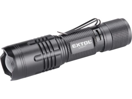 Svítilna 400lm, zoom, USB nabíjení, CREE XTE 5W EXTOL LIGHT