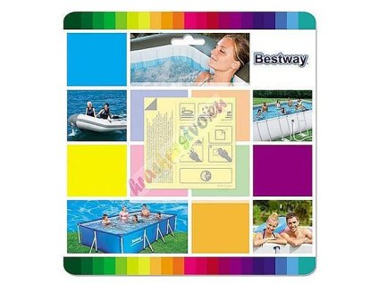 Sada na opravu bazénů 65x65 mm, 10ks Bestway