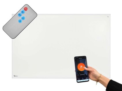 Topný panel IR, 960W s dálkovým ovládáním, Wi-Fi GEKO