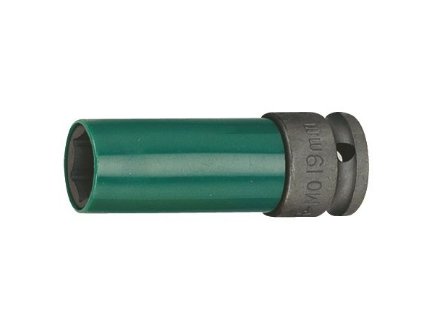 Nástrčná hlavice 1/2", s krytkou na ALU, pro rázové utahováky, 19mm JONNESWAY