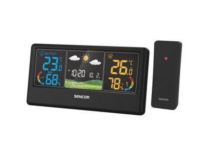 SWS 4100 B Meteorologická stanice s bezdrátovým snímačem SENCOR
