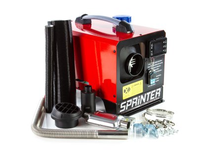 Celá sada - Naftové nezávislé topení SPRINTER, 9 kW, 230 V / 12 V - MAR-POL