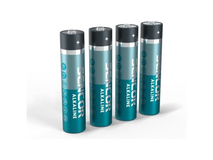Alkalická baterie SBA LR03 4BP AAA SENCOR