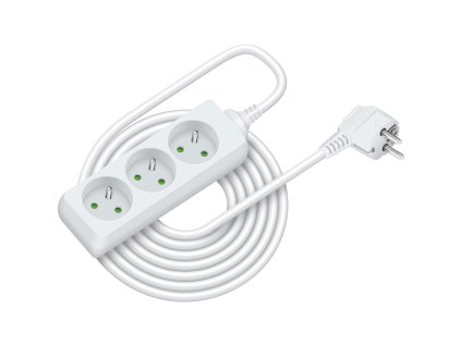 Prodlužovací přívod RPC 05, 7 m, 3 zásuvky, 3 x 1,0 mm²  RETLUX