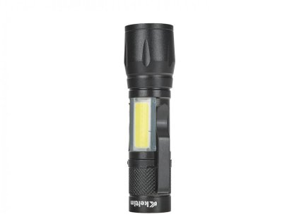 Mini taktická svítilna COB LED 10 W, 500 lm, 500 mAh - GEKO
