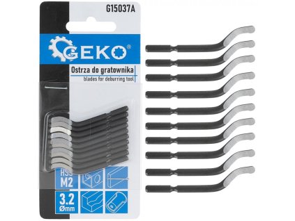 Náhradní čepele k odhrotovači, HSS M2, 10 ks - GEKO