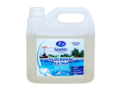 Vločkovač EXTRA - tekutý 3 l (3,9 kg) - SPARKLY POOL