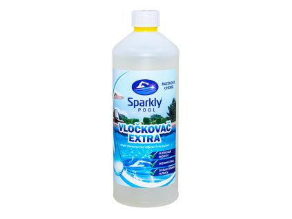 Vločkovač EXTRA - tekutý 1 l (1,3 kg) - SPARKLY POOL
