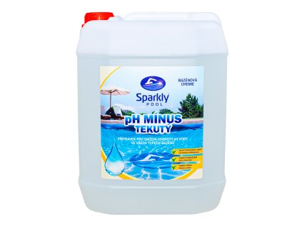 pH mínus, tekutý 10 l (12 kg) - SPARKLY POOL