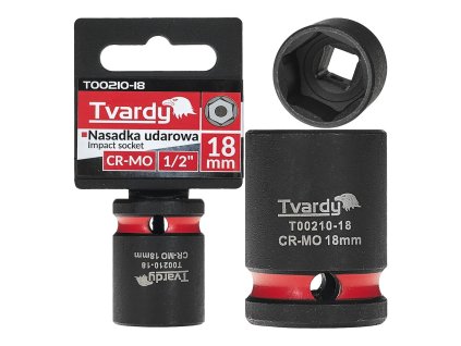 Rázová nástrčná hlavice 1/2", 18 mm, CrMo - TVARDY