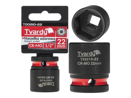 Rázová nástrčná hlavice 1/2", 22 mm, CrMo - TVARDY