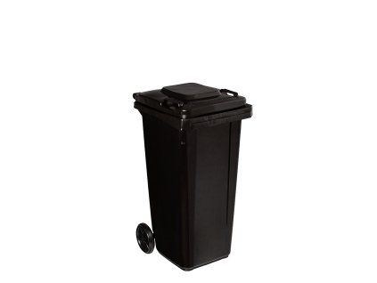 Popelnice 120 l, plastová černá - MAR-POL