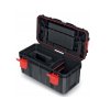 Plastový kufr, box na nářadí KXSA5530F X-BLOCK SOLID TOOLBOX ALU LOG KISTENBERG