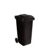 Popelnice 120 l, plastová černá - MAR-POL