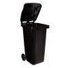 Popelnice 120 l, plastová černá - MAR-POL (1)