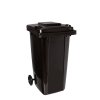Popelnice 240 l, plastová černá - MAR-POL