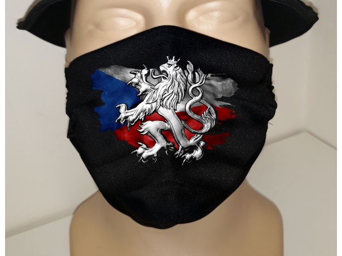 rouska lev 3d nahled