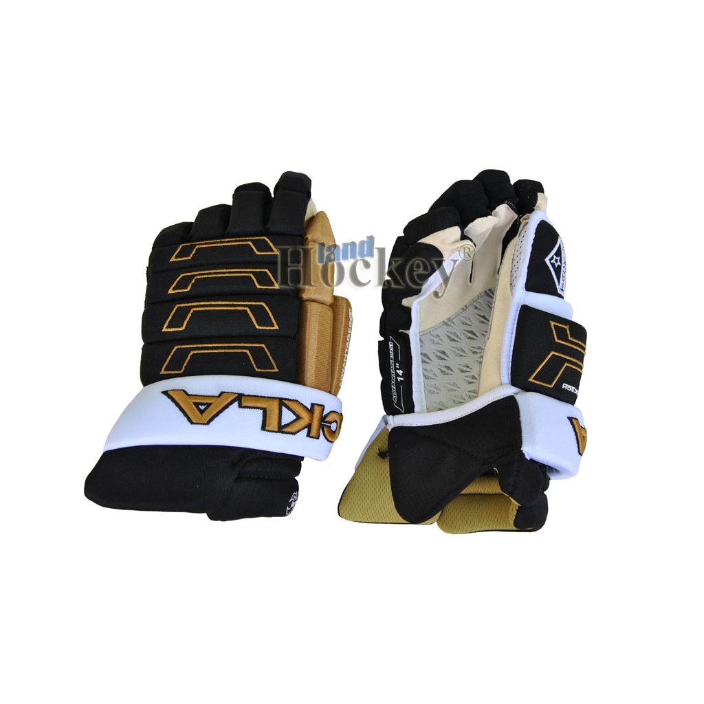 Hokejové rukavice TACKLA Advantage 951 černo-zlaté