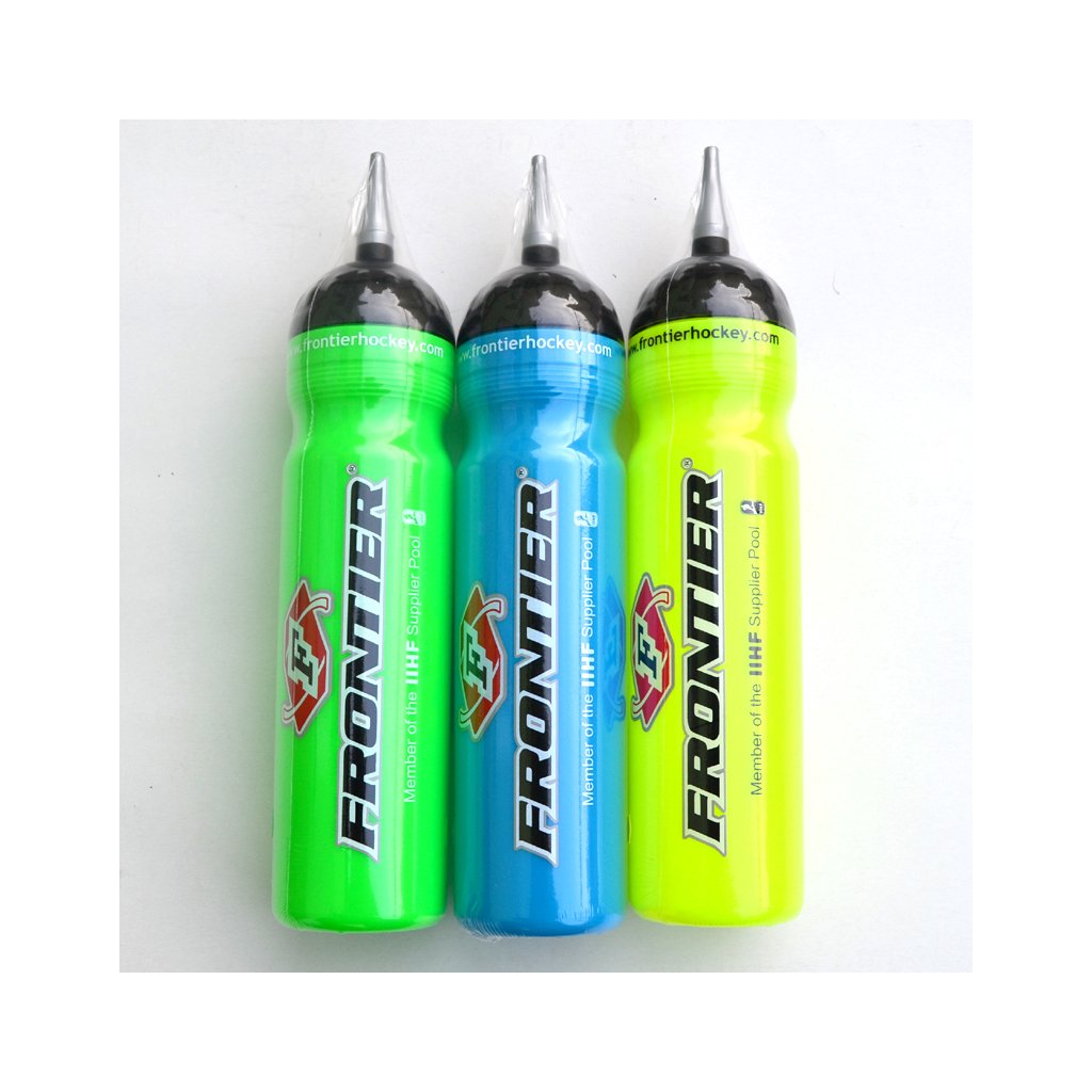 Hokejová láhev na pití Frontier 1,0 litr neonová