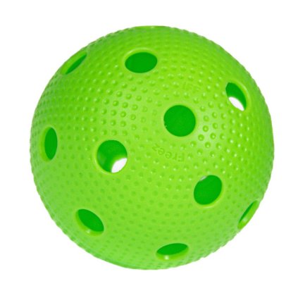 Florbalový míček Freez Ball neon zelený