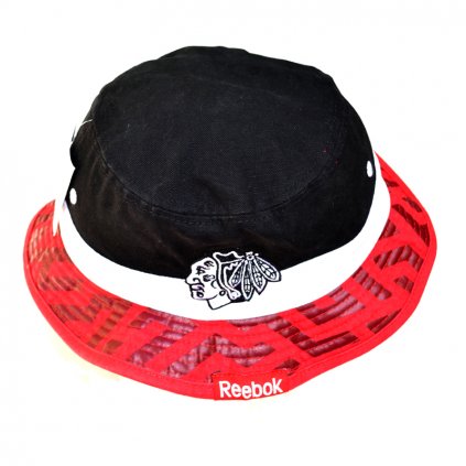 Klobouk Reebok Geo Bucket Hat Chicago Blackhawks