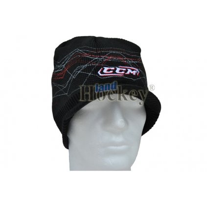 Kulich s kšiltem CCM Visor Beanie Hat černý 3590019