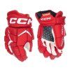 Rukavice CCM Jetspeed FT680 červeno bílé