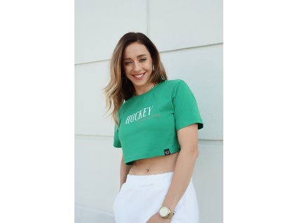 Zelený Crop Top | HOCKEYlicious