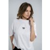 PUCK OFF oversized triko bílé | unisex