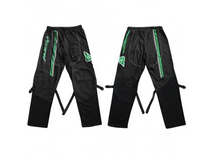 Černé/zelené kalhoty Alkali Cele I JR na in-line