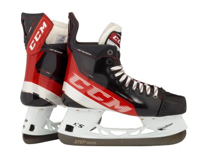 Brusle CCM Jetspeed FT4 Pro Senior (Barva Červená, Velikost bruslí 9, Šířka bruslí Tapered)