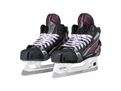 Brankářské brusle CCM Eflex 6 Senior (Barva Černá, Velikost bruslí 10, Šířka bruslí Regular)