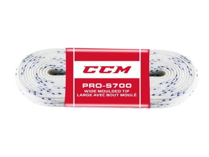 Tkaničky CCM bavlněné team pack (Barva Bílá, Délka tkaniček 244 / 96")