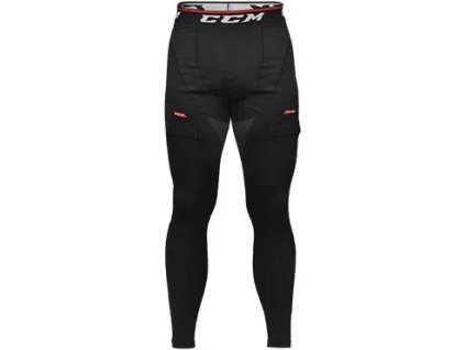 Kalhoty se suspenzorem CCM Compr Junior (Barva Černá, Velikost ​​​​L)