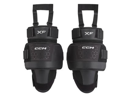 Chránič kolen CCM XF Intermedium (Barva Černá, Velikost one size)