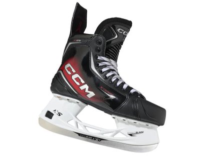 Brusle CCM Jetspeed FT870 Junior (Barva Černá/červená, Velikost bruslí 1, Šířka bruslí Regular)