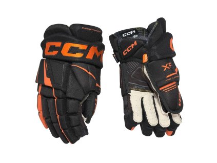 Rukavice CCM Tacks XF Junior (Barva Tm. modrá/bílá, Velikost rukavic 11)