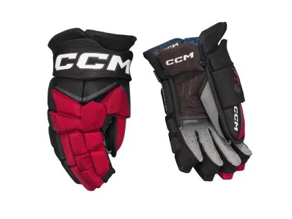 Rukavice CCM Jetspeed FT8 Senior (Barva Tm. modrá/bílá, Velikost rukavic 13)