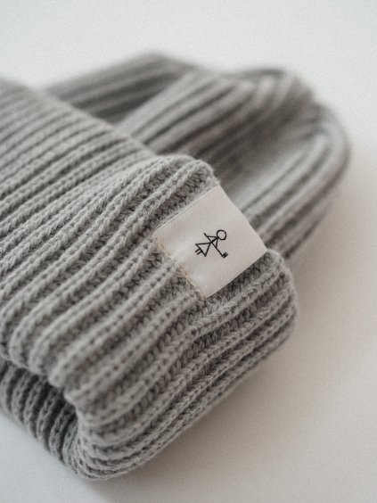 Grey Beanie Short Size