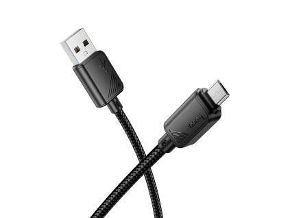 Beneficio nabíjecí datový kabel 1m Micro USB ČERNÝ (310ks/krt)