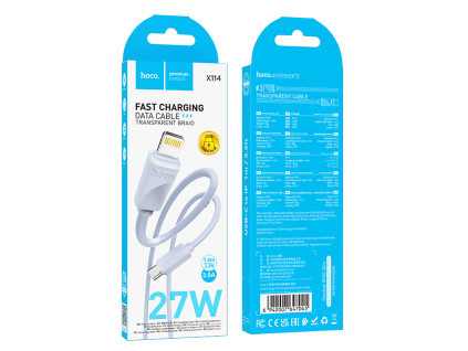 Energy PD nabíjecí datový kabel 1m na Lightning USB MODRÝ (310ks/krt)