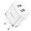 Aspiring duální adaptér 5V-2.4A BÍLÝ (120ks/krt)