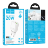 Gentle PD20W dual port adaptér BÍLÝ (120ks/krt)