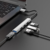 4v1 USB HUB Type-C na USB3.0+USB2.0*3 (180ks/krt)